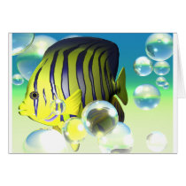 Angelfish Water Fantasy Stationary Greeting Cards