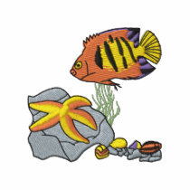 Angelfish with star embroidered shirts