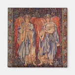 Angeli Laudantes, Vintage Angels by Burne Jones Fridge Magnets