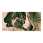 Angelic Angel Quotes -  Angel Quotation Custom Photo Card