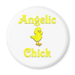 Angelic Chick magnets