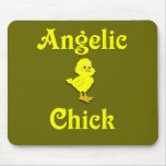 Angelic Chick Mouse Pad