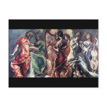 Angelic Concert by El Greco ( Theotokopoulos) Post Card