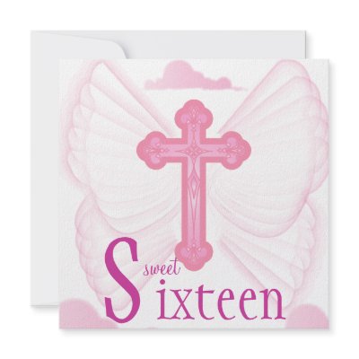 Angelic Easter Sweet Sixteen  Invitation- Cust. by angelic_wings