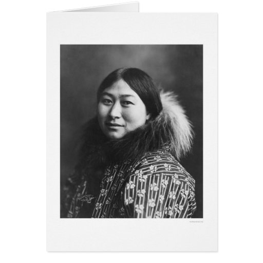 Angelic Eskimo Woman 1907 Card