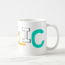 Angelic fun colorful word art sweet angel good mug