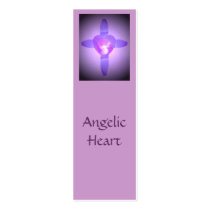 Angelic Heart, Bookmark business cards by SeaAngel Angelic Heart, Bookmark business cards