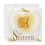 Angelic Heart Sweet Sixteen Invitation- Cust.