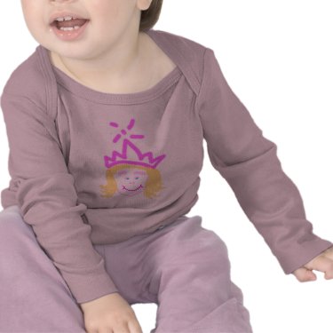 Angelic Little Princess - infant long sleeve T Shirt