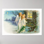 Angelic Night Carollers Print
