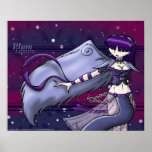 Angelic Plum Poster posters