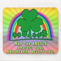 ANGELIC PROTECTION - IRISH BLESSING MOUSE PADS