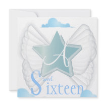 Angelic Star Sweet Sixteen Invitation- Cust.