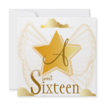 Angelic Star Sweet Sixteen Invitation- Cust.