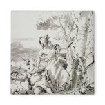 <Angelica and Medoro> by Domenico Tiepolo Fridge Magnets