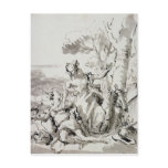 <Angelica and Medoro> by Domenico Tiepolo Post Card