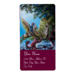 ANGELICA AND SEA DRAGON CUSTOM SHIPPING LABELS