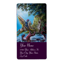 ANGELICA AND SEA DRAGON SHIPPING LABELS
