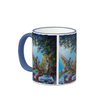 ANGELICA  AND SEA DRAGON COFFEE MUGS