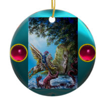 ANGELICA  AND SEA DRAGON CHRISTMAS TREE ORNAMENT