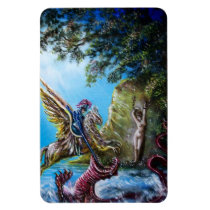 ANGELICA AND SEA DRAGON VINYL MAGNET