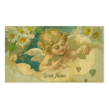 Angelica Elegant Cherub Business Card