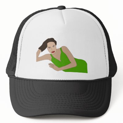 Angelina Trucker Hat by rahulbiswas