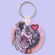 Angelina Valentina keychains by BlueMoonAtelier Angelina Valentina keychains