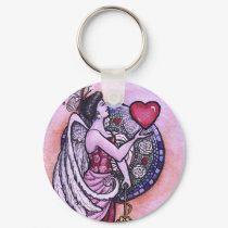 Angelina Valentina keychains by BlueMoonAtelier Angelina Valentina keychains