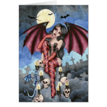 Angelique - Vampire Fairy Card