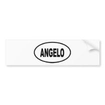 ANGELO BUMPER STICKERS