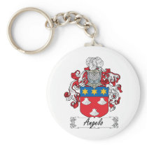 Angelo Family Crest Key Chain