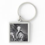 Angelo Maria Monticelli, engraved by John Faber Key Chains