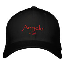Angelo Name Cap / Hat Embroidered Baseball Caps