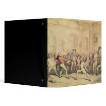 Angelo's Fencing Room, pub. 1787 3 Ring Binders