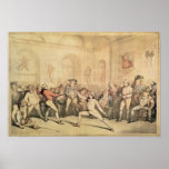 Angelo's Fencing Room, pub. 1787 Posters