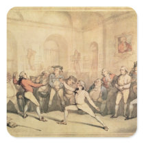 Angelo's Fencing Room, pub. 1787 Sticker