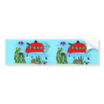 Angelos underwater treasure search bumper sticker