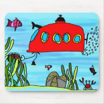 Angelos underwater treasure search mouse pads