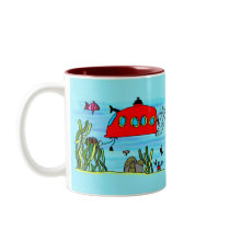 Angelos underwater treasure search coffee mugs