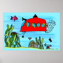 Angelos underwater treasure search poster