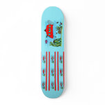 Angelos underwater treasure search custom skateboard