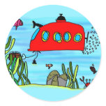 Angelos underwater treasure search sticker
