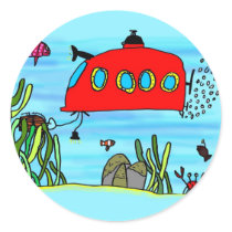 Angelos underwater treasure search sticker