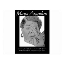 Angelou Quote Greeting Post Cards