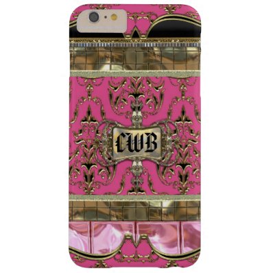 AngelRhyse II Lark Elegant Damask Monogram Barely There iPhone 6 Plus Case