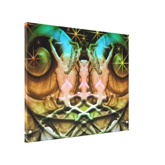 Angels2 Stretched Canvas Print
