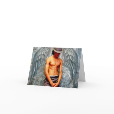 Angels Among Us 1 Note Card by deesdigitaldelight
