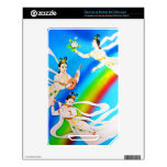 Angels And Music with Rainbow (2) Skin For NOOK Color
