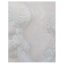 Angels blowing trumpets copper aged relief letterhead